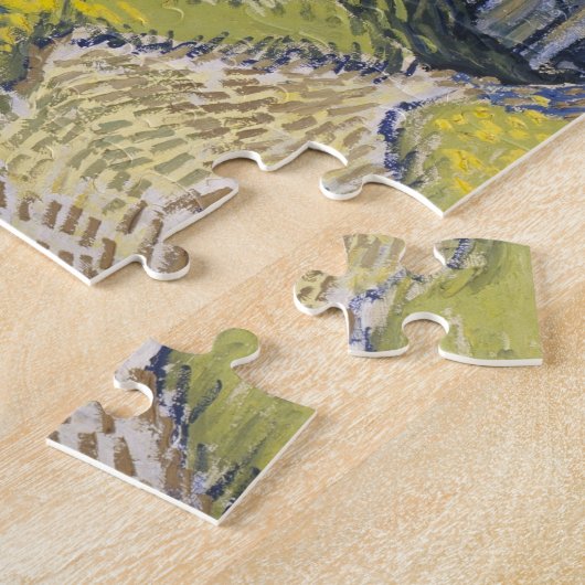 Vincent van Gogh, De kerk in Auvers Legpuzzel (Zijkant)