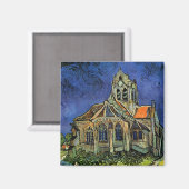 Vincent van Gogh - De kerk in Auvers Magneet (Voorkant / Achterkant)