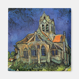 Vincent van Gogh - De kerk in Auvers Magneet