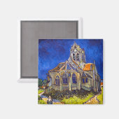 Vincent van Gogh - De kerk in Auvers Magneet (Voorkant / Achterkant)