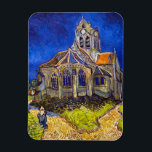 Vincent van Gogh - De kerk in Auvers Magneet<br><div class="desc">De kerk in Auvers / l'Eglise à Auvers-sur-oise door Vincent Van Gogh in 1890</div>