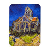 Vincent van Gogh - De kerk in Auvers Magneet (Verticaal)