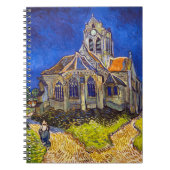 Vincent van Gogh - De kerk in Auvers Notitieboek (Voorkant)