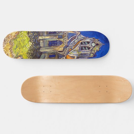 Vincent van Gogh - De kerk in Auvers Persoonlijk Skateboard (Horizontaal)