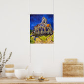 Vincent van Gogh - De kerk in Auvers Poster (Keuken)