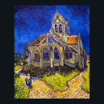 Vincent van Gogh - De kerk in Auvers Poster<br><div class="desc">De kerk van Auvers / l'Eglise à Auvers-sur-oise van Vincent Van Gogh in 1890</div>