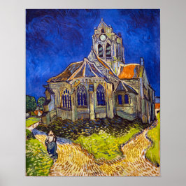 Vincent van Gogh - De kerk in Auvers Poster