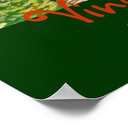 Vincent van Gogh: de kerk in Auvers Poster (Hoek)