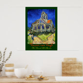 Vincent van Gogh: de kerk in Auvers Poster (Keuken)