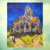 Vincent van Gogh - De kerk in Auvers Raamsticker (Vel 3)