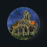 Vincent van Gogh - De kerk in Auvers Ronde Button 5,7 Cm<br><div class="desc">De kerk in Auvers (1890) door Vincent van Gogh is een schilderij van de Post Impressionisme, een mooi kunstschilderij van de architectonische kerk. Een vrouw die langs een weg naar de dorpskapel loopt met mooie, bevlekte glazen ramen. Een dagelijkse leven architectuur scène. Over de kunstenaar: Vincent Willem van Gogh (1853-1890)...</div>