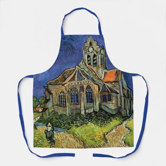 Vincent van Gogh - De kerk in Auvers Schort (Voorkant)