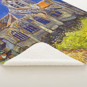 Vincent van Gogh - De kerk in Auvers Sherpa Deken (3/4)