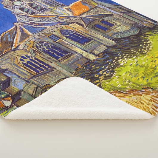 Vincent van Gogh - De kerk in Auvers Sherpa Deken (3/4)