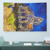 Vincent van Gogh - De kerk in Auvers Spandoek (Beurs)