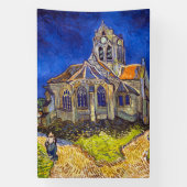 Vincent van Gogh - De kerk in Auvers Spandoek (Verticaal)