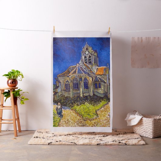 Vincent van Gogh - De kerk in Auvers Stof (Voorbeeld)