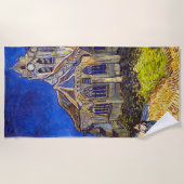 Vincent van Gogh - De kerk in Auvers Strandlaken (Voorkant)