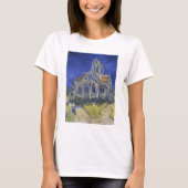 Vincent van Gogh, De kerk in Auvers T-shirt (Voorkant)