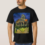 Vincent van Gogh - De kerk in Auvers T-shirt<br><div class="desc">De kerk in Auvers (1890) door Vincent van Gogh is een schilderij van de Post Impressionisme, een mooi kunstschilderij van de architectonische kerk. Een vrouw die langs een weg naar de dorpskapel loopt met mooie, bevlekte glazen ramen. Een dagelijkse leven architectuur scène. Over de kunstenaar: Vincent Willem van Gogh (1853-1890)...</div>