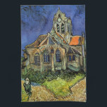 Vincent van Gogh - De kerk in Auvers Theedoek<br><div class="desc">De kerk in Auvers (1890) door Vincent van Gogh is een schilderij van de Post Impressionisme, een mooi kunstschilderij van de architectonische kerk. Een vrouw die langs een weg naar de dorpskapel loopt met mooie, bevlekte glazen ramen. Een dagelijkse leven architectuur scène. Over de kunstenaar: Vincent Willem van Gogh (1853-1890)...</div>