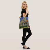 Vincent van Gogh - De kerk in Auvers Tote Bag (Op model)