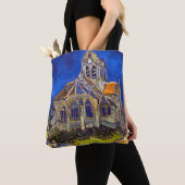 Vincent van Gogh - De kerk in Auvers Tote Bag (Dichtbij)