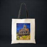 Vincent van Gogh - De kerk in Auvers Tote Bag<br><div class="desc">De kerk van Auvers / l'Eglise à Auvers-sur-oise van Vincent Van Gogh in 1890</div>