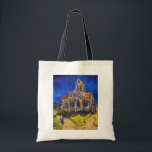 Vincent van Gogh - De kerk in Auvers Tote Bag<br><div class="desc">De kerk van Auvers / l'Eglise à Auvers-sur-oise van Vincent Van Gogh in 1890</div>