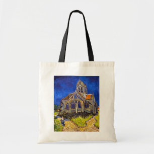 Vincent van Gogh - De kerk in Auvers Tote Bag