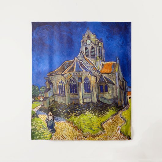 Vincent van Gogh - De kerk in Auvers Wandkleed (Voorkant)