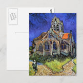 Vincent Van Gogh - De Kerk te Auvers Briefkaart (Voorkant / Achterkant)