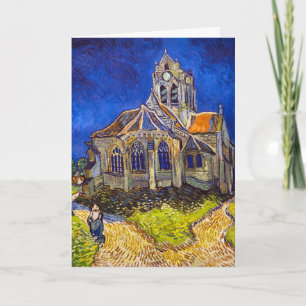 Vincent van Gogh - De kerk te Auvers Kaart