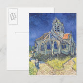 Vincent van Gogh | De kerk van Auvers-sur-Oise Briefkaart (Voorkant / Achterkant)