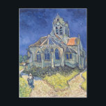 Vincent van Gogh | De kerk van Auvers-sur-Oise Briefkaart<br><div class="desc">De kerk van Auvers-sur-Oise,  1890 | door Vincent van Gogh | Art Location: Musee d'Orsay,  Parijs,  Frankrijk | Nederlandse kunstenaar | Collectie Afbeelding nummer: XIR33823</div>