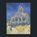 Vincent van Gogh | De kerk van Auvers-sur-Oise Briefkaart<br><div class="desc">De kerk van Auvers-sur-Oise,  1890 | door Vincent van Gogh | Art Location: Musee d'Orsay,  Parijs,  Frankrijk | Nederlandse kunstenaar | Collectie Afbeelding nummer: XIR33823</div>
