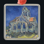 Vincent van Gogh | De kerk van Auvers-sur-Oise Metalen Ornament<br><div class="desc">De kerk van Auvers-sur-Oise,  1890 | door Vincent van Gogh | Art Location: Musee d'Orsay,  Parijs,  Frankrijk | Nederlandse kunstenaar | Collectie Afbeelding nummer: XIR33823</div>