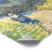 Vincent van Gogh | De kerk van Auvers-sur-Oise Poster (Hoek)