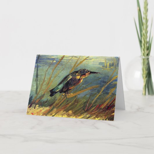 Vincent Van Gogh - De Kingfisher - Bird Lover Art Kaart (Voorkant)