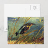 Vincent Van Gogh - de Kingfisher - de Bird Lover A Briefkaart (Voorkant / Achterkant)