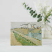 Vincent van Gogh - De Langlois-brug Briefkaart (Staand voorkant)