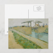 Vincent van Gogh - De Langlois-brug Briefkaart (Voorkant / Achterkant)