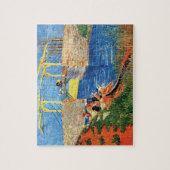 Vincent van Gogh - de Langlois-brug in Arles Legpuzzel (Verticaal)