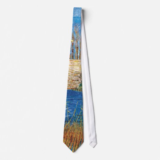 Vincent van Gogh - de Langlois-brug in Arles Stropdas (Voorkant)
