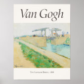 Vincent van Gogh De Langloisbrug bij Arles Art Poster (Voorkant)