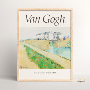 Vincent van Gogh De Langloisbrug bij Arles Art Poster