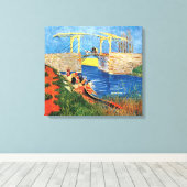 Vincent Van Gogh - De Langloisbrug bij Arles Canvas Afdruk (Insitu (Houten vloer))