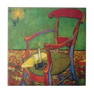 Vincent Van Gogh - De Leunstoel van Paul Gauguin Tegeltje