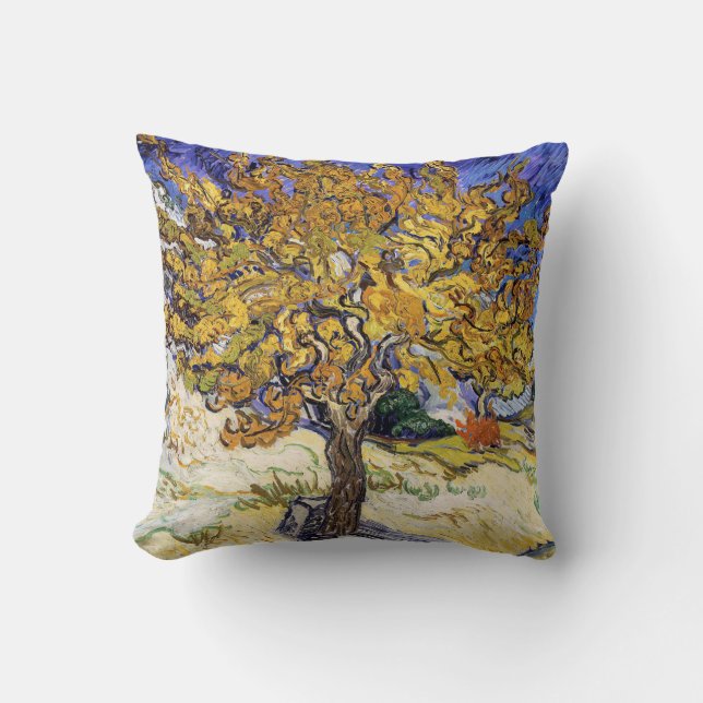 Vincent van Gogh - De Moerbeboom Kussen (Voorkant)