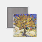 Vincent van Gogh - De Moerbeboom Magneet (Voorkant / Achterkant)